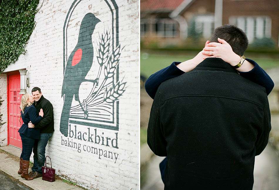 A winter engagement session in Lakewood, Ohio with Courtney and Bil