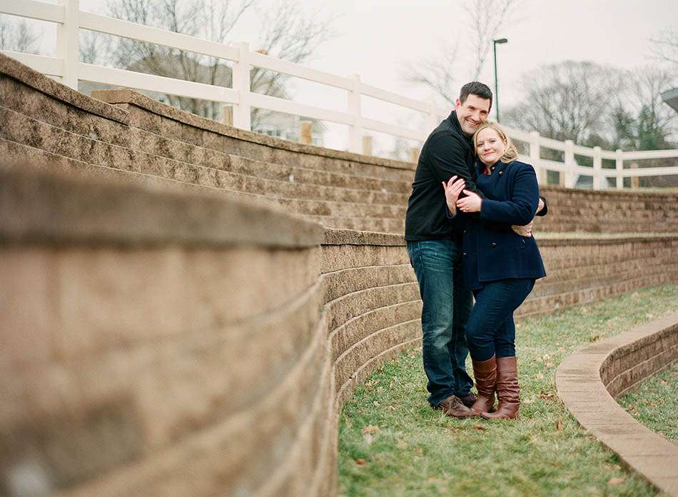 A winter engagement session in Lakewood, Ohio with Courtney and Bil