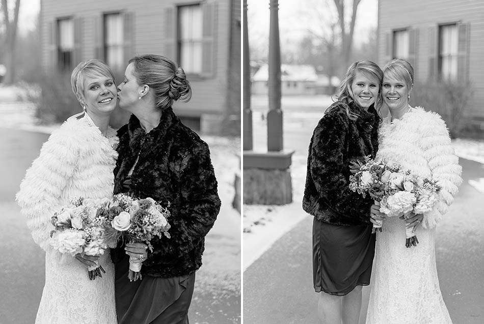 Winter wedding at St. John Vianney with Emily and Greg