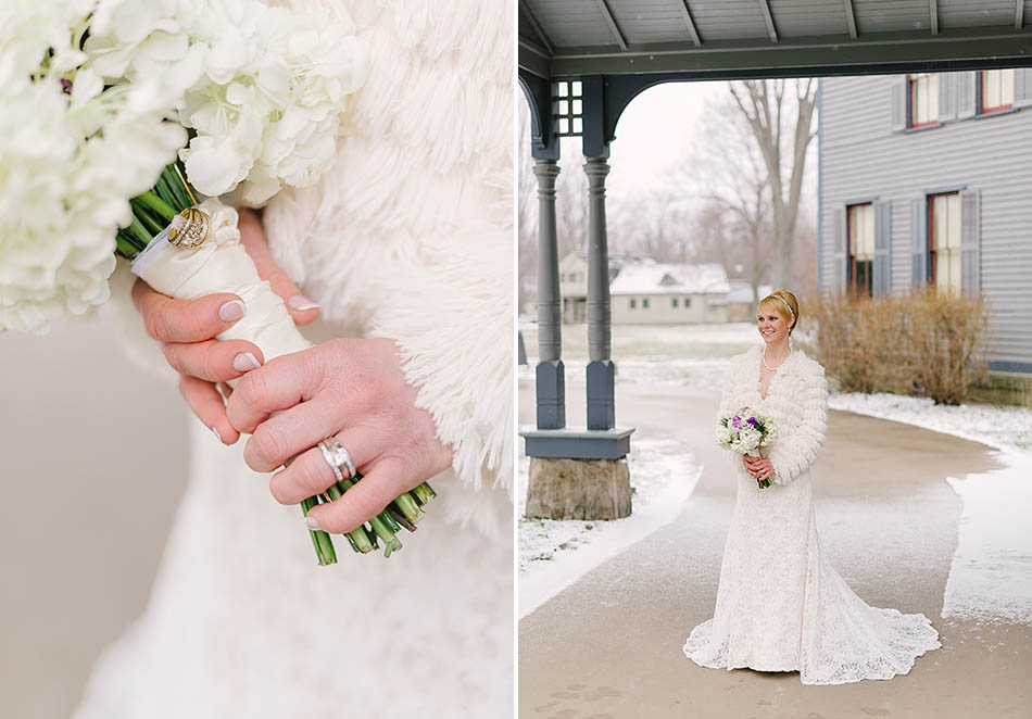 Winter wedding at St. John Vianney with Emily and Greg