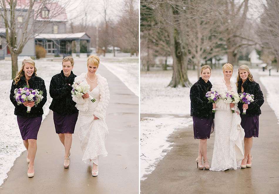 Winter wedding at St. John Vianney with Emily and Greg