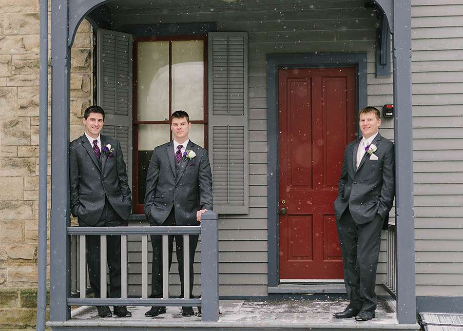 Winter wedding at St. John Vianney with Emily and Greg