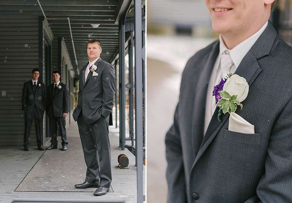 Winter wedding at St. John Vianney with Emily and Greg