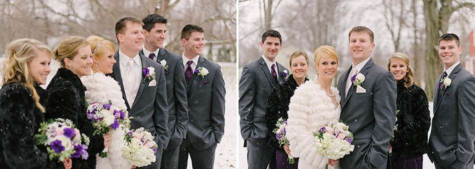 Winter wedding at St. John Vianney with Emily and Greg