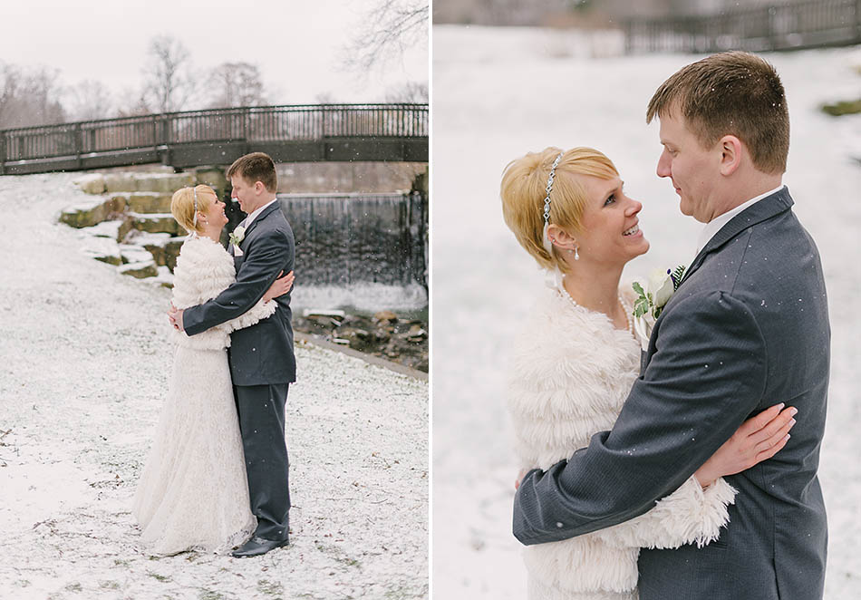 Winter wedding at St. John Vianney with Emily and Greg