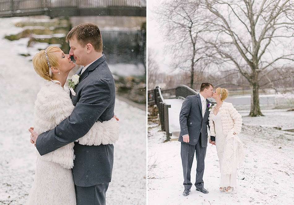 Winter wedding at St. John Vianney with Emily and Greg