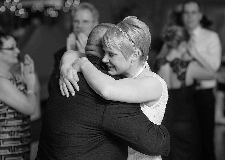 Winter wedding at St. John Vianney with Emily and Greg