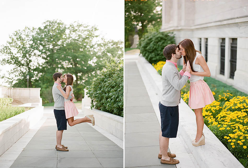 Cleveland Museum of Art engagement session with Madeline and Scott