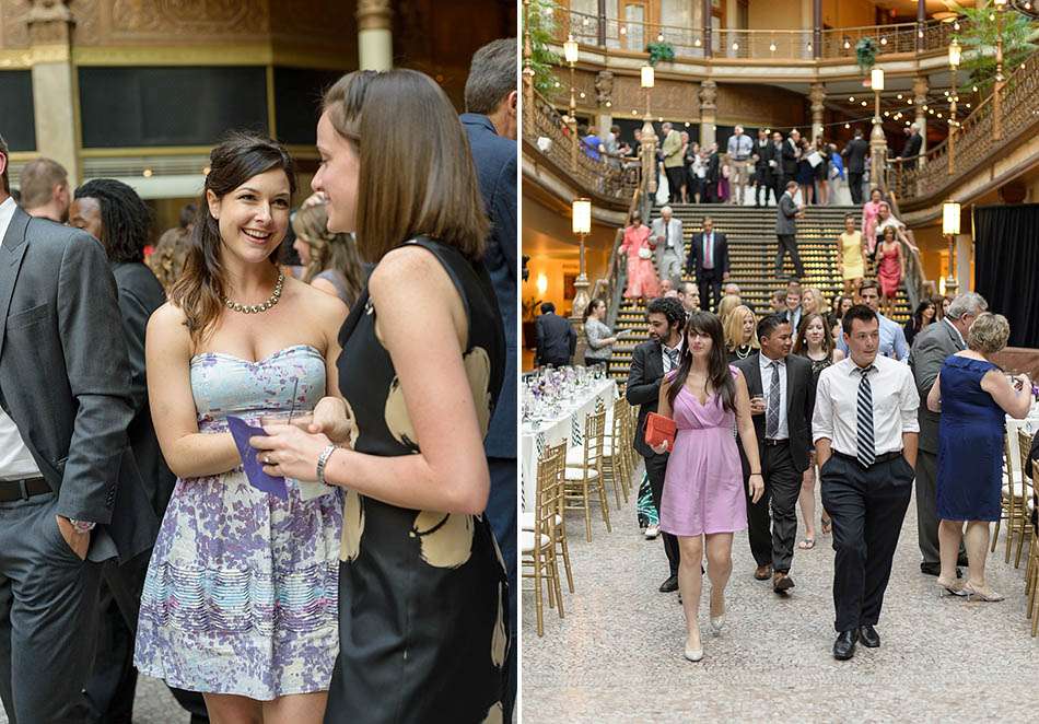 Hyatt Arcade Cleveland wedding with Caroline and Todd.