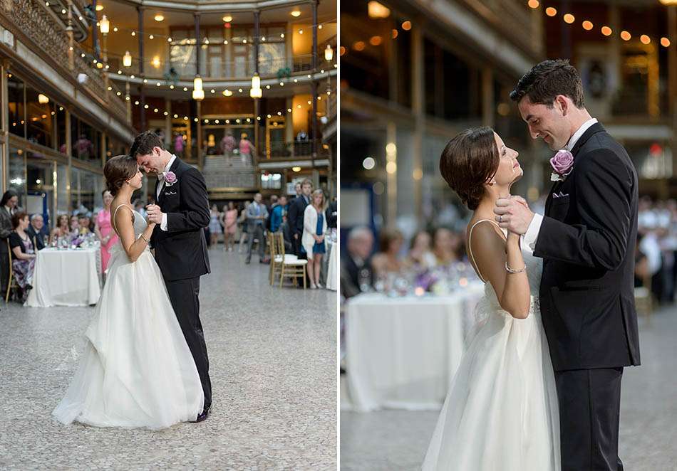 Hyatt Arcade Cleveland wedding with Caroline and Todd.