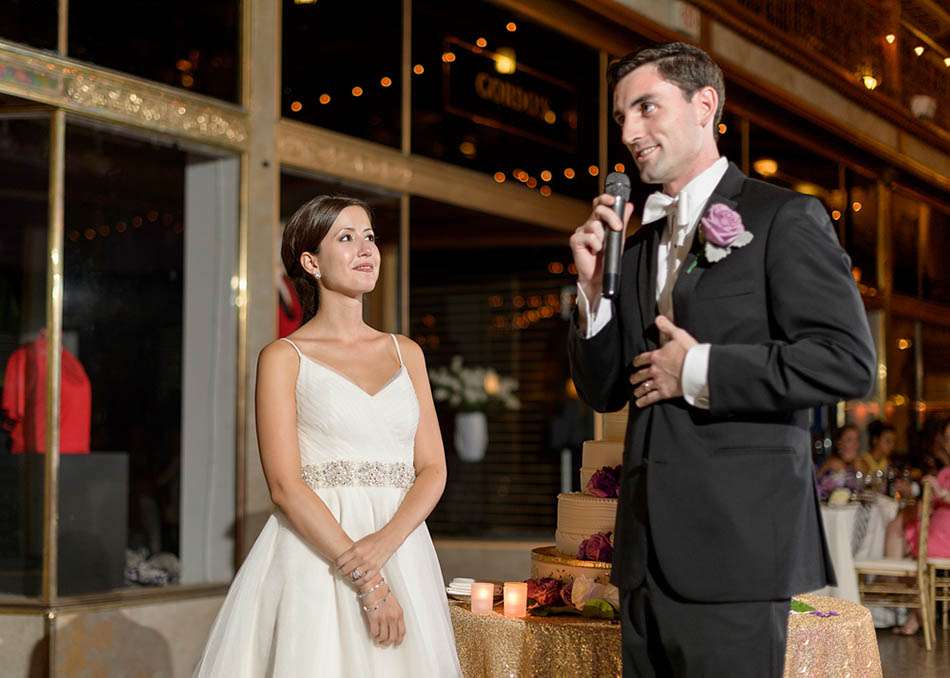 Hyatt Arcade Cleveland wedding with Caroline and Todd.