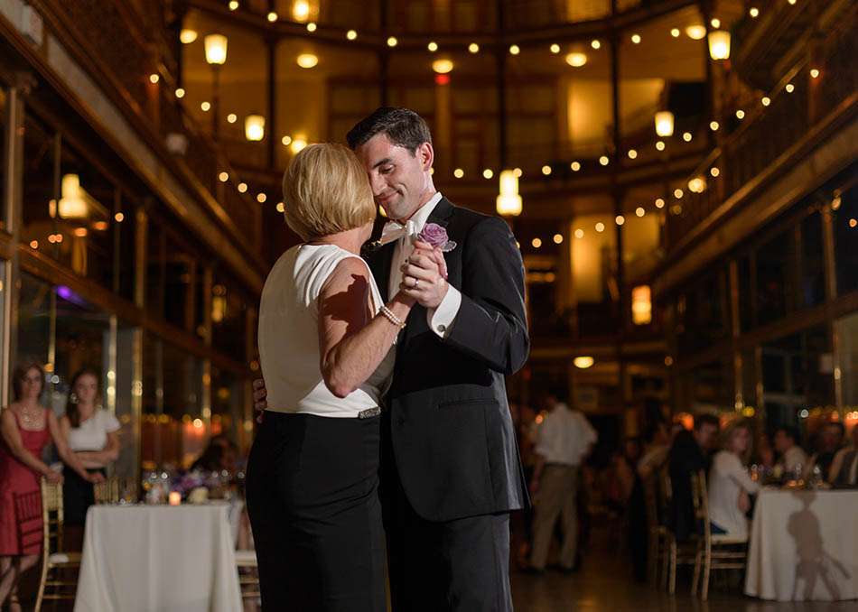 Hyatt Arcade Cleveland wedding with Caroline and Todd.