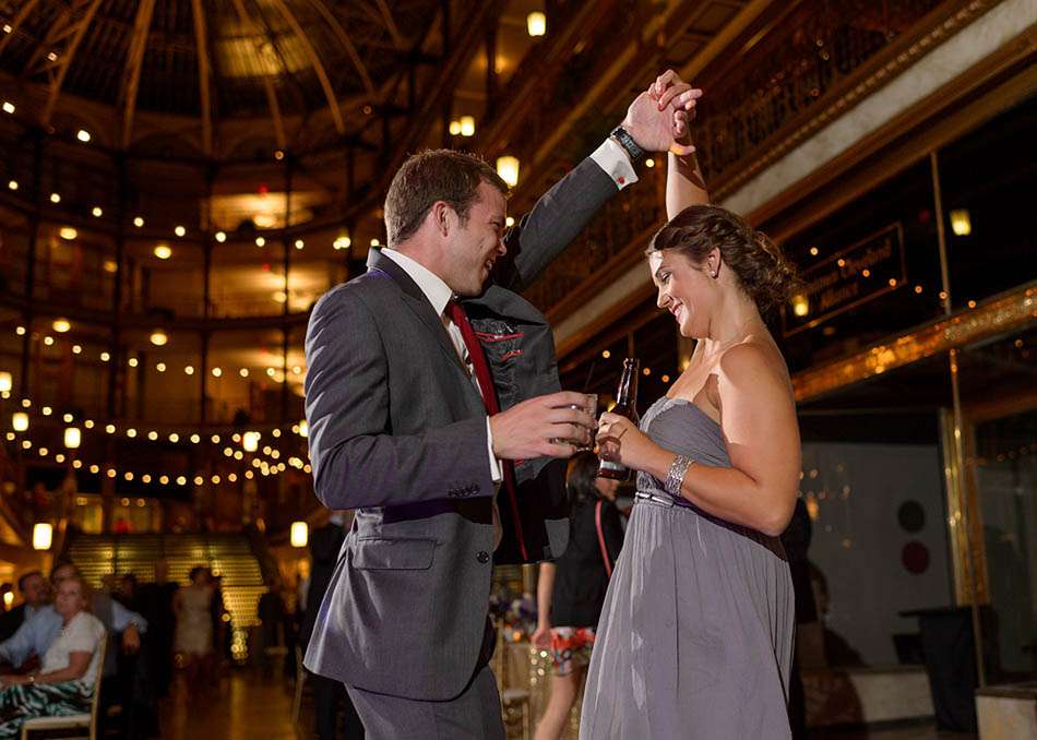 Hyatt Arcade Cleveland wedding with Caroline and Todd.