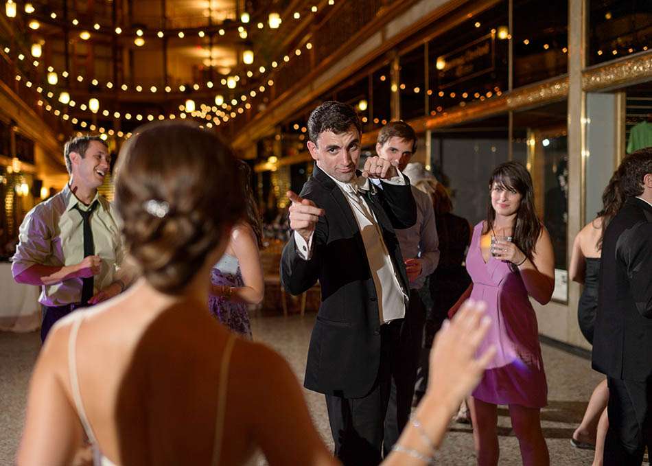 Hyatt Arcade Cleveland wedding with Caroline and Todd.