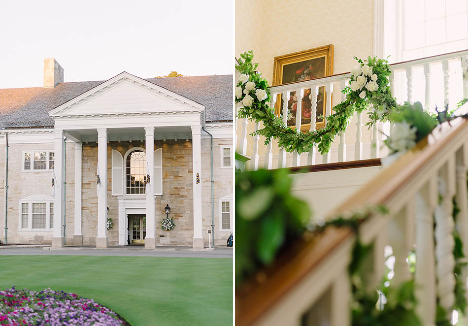 A Country Club Pepper Pike wedding by Cleveland wedding photographer Hunter Photographic published on Style Me Pretty