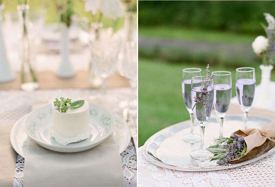 Lavender and Sage themed elopement photography by Cleveland wedding photographer Hunter Photographic