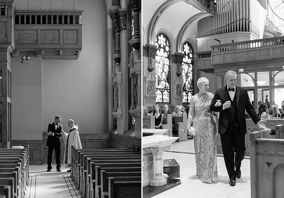 A St. Vincent DePaul Cathedral and Chicago History Museum wedding captured on film