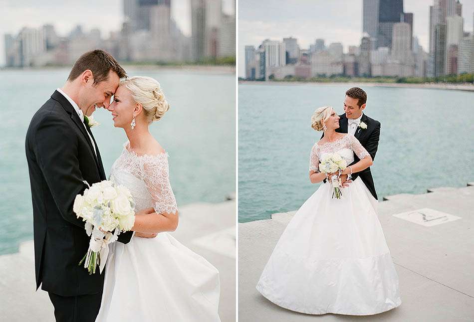 A St. Vincent DePaul Cathedral and Chicago History Museum wedding captured on film