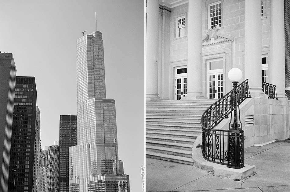 A St. Vincent DePaul Cathedral and Chicago History Museum wedding captured on film