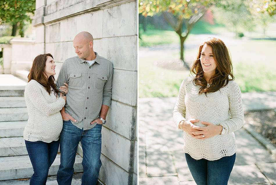 A family maternity session for Tesse and Ryan Ruhlman captured in Cleveland