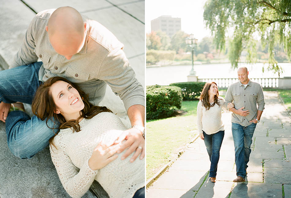 A family maternity session for Tesse and Ryan Ruhlman captured in Cleveland