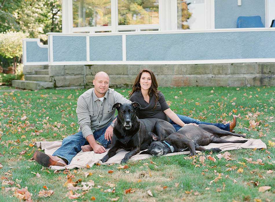 A family maternity session for Tesse and Ryan Ruhlman captured in Cleveland