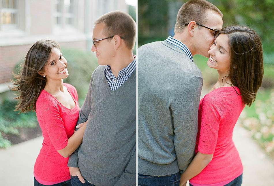 A John Carroll University engagement session with Katie and Andy