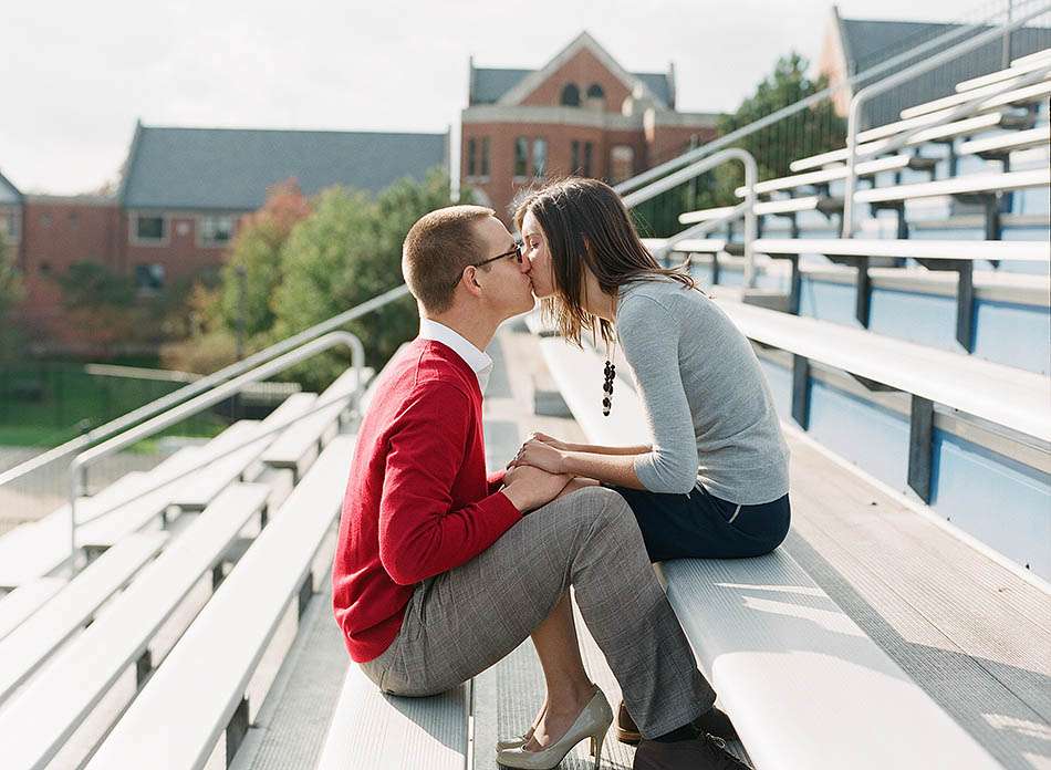 A John Carroll University engagement session with Katie and Andy