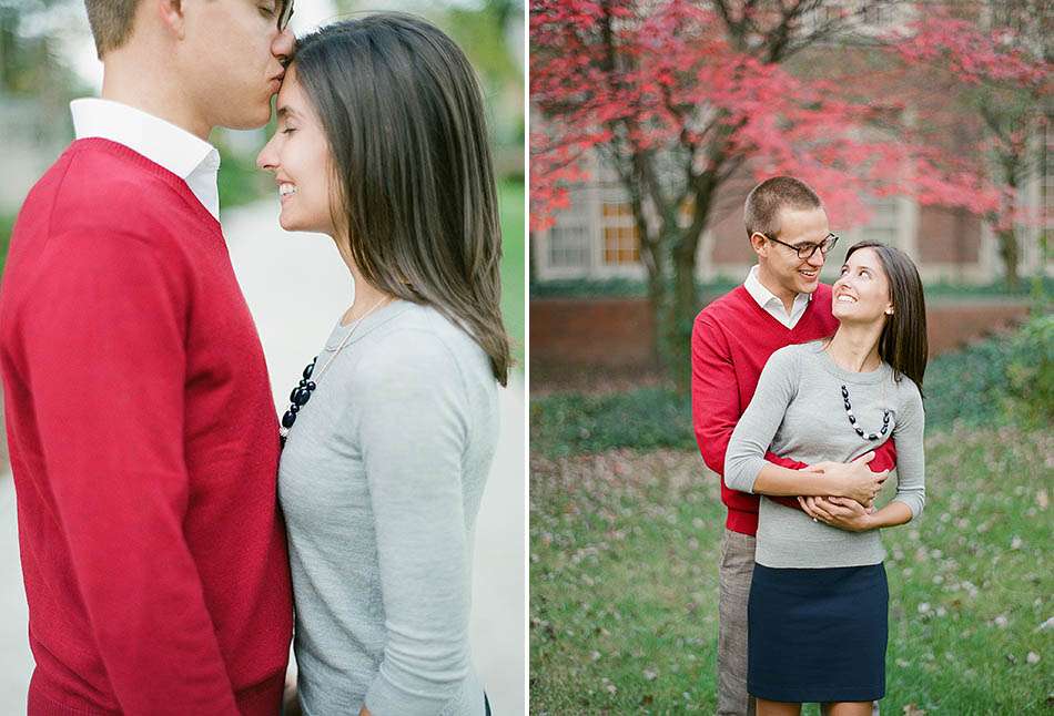 A John Carroll University engagement session with Katie and Andy