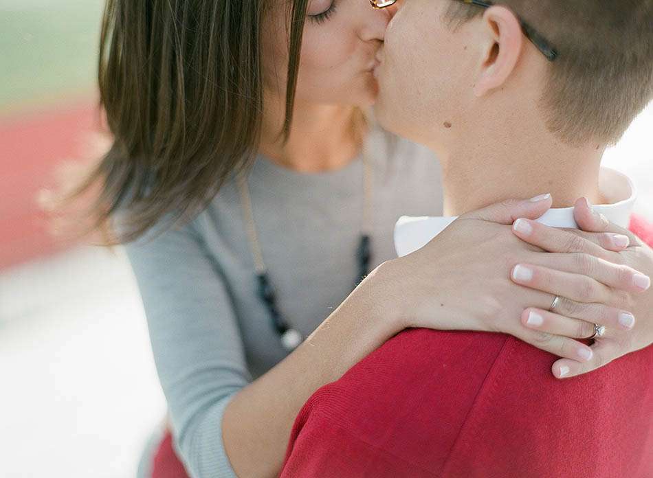 A John Carroll University engagement session with Katie and Andy