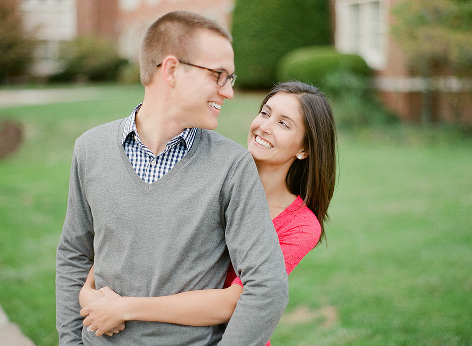 A John Carroll University engagement session with Katie and Andy