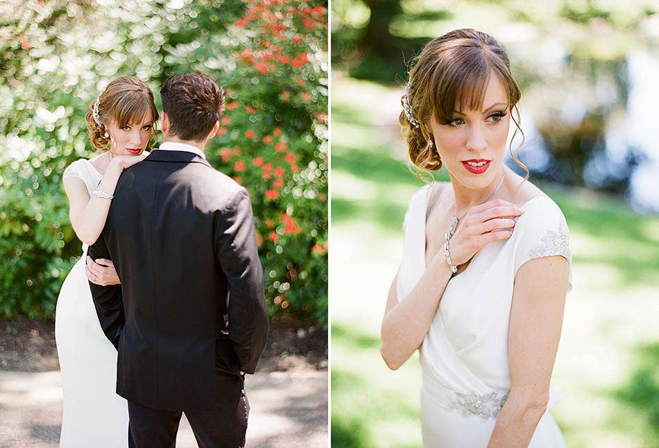 Holden Arboretum wedding inspiration featuring an art deco design and craft cocktails