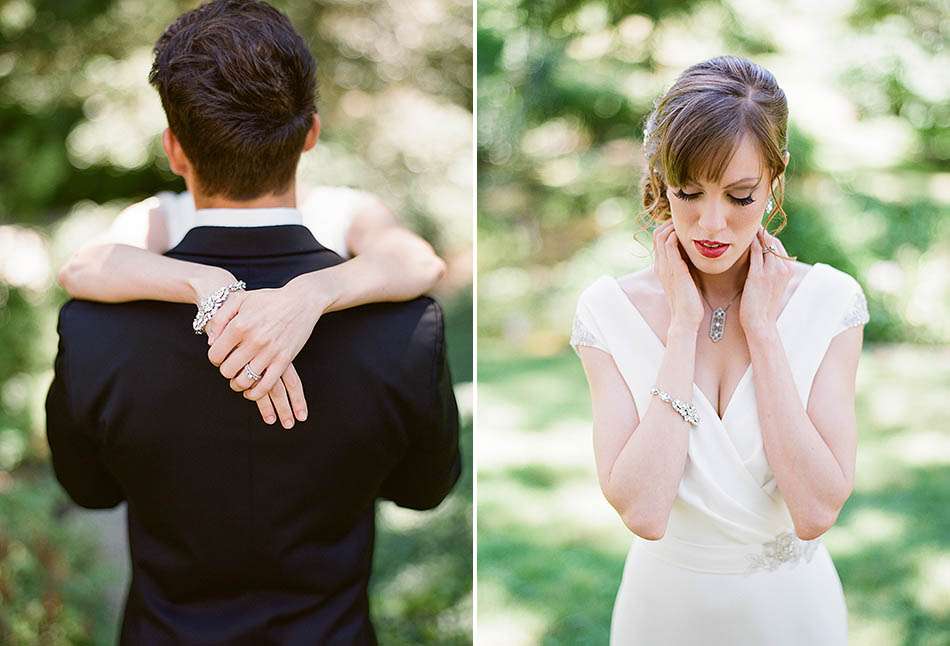 Holden Arboretum wedding inspiration featuring an art deco design and craft cocktails