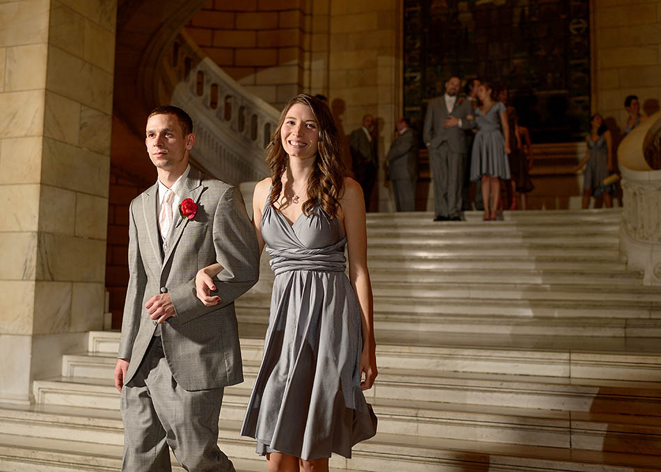 Cleveland Old Courthouse wedding with Madeline and Scott