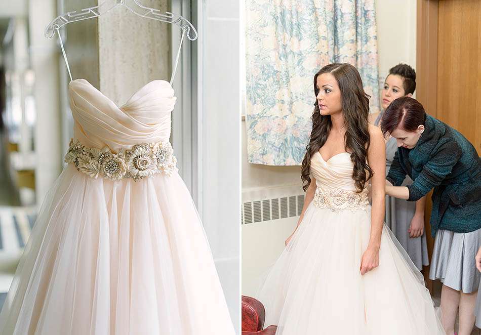 Winter courthouse wedding dresses