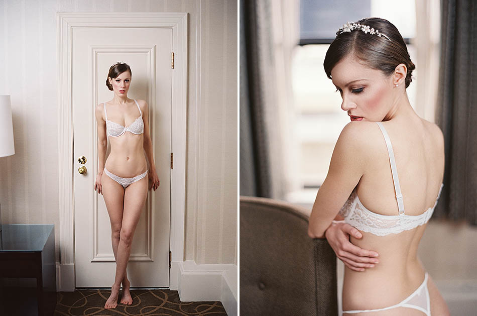 Bridal boudoir photography editorial by Cleveland photographer Hunter Photographic