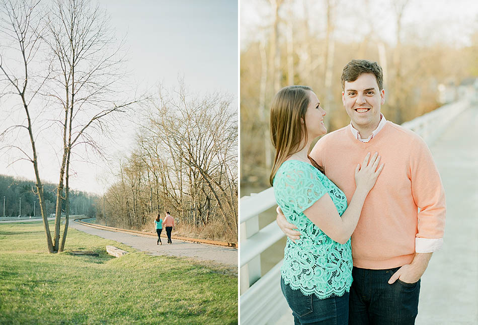 A Cleveland spring engagement session with Lauren and John