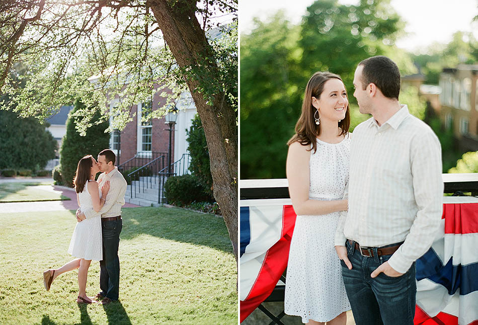 A Chagrin Falls engagement session captured on film with Caitlin and Ryan