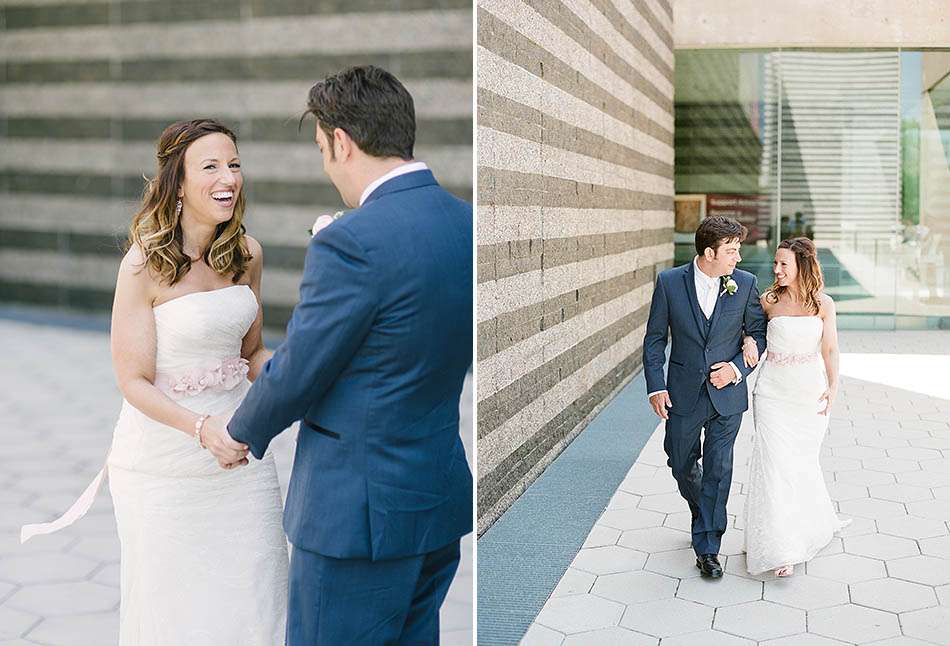 A summer Cleveland Cultural Gardens wedding captured on film by Hunter Photographic