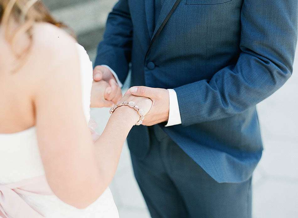 A summer Cleveland Cultural Gardens wedding captured on film by Hunter Photographic