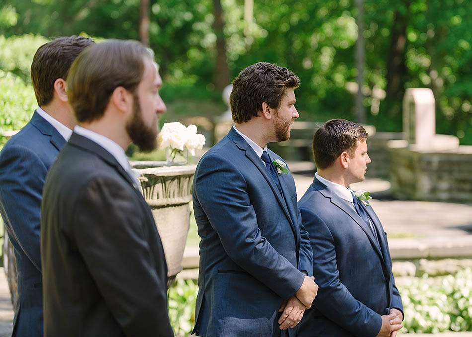 A summer Cleveland Cultural Gardens wedding captured on film by Hunter Photographic