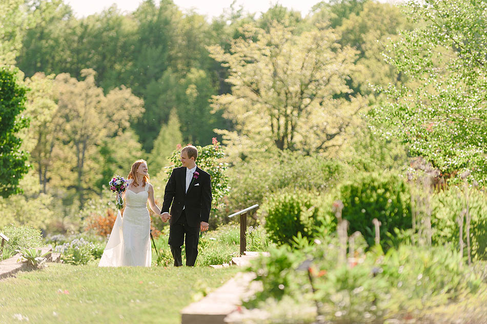 Holden Arboretum wedding in Kirtland with Julie and Colin