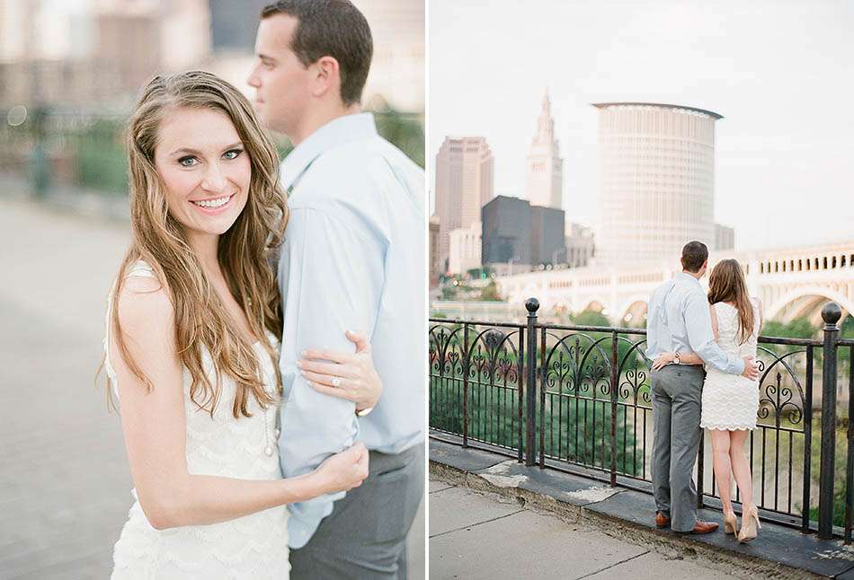 A summer engagement session in Cleveland with Jacklyn and Adam.