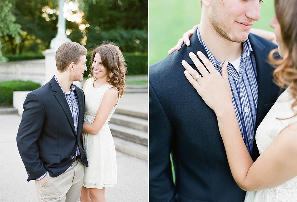 A University Circle engagement session with Brittany and Tony.