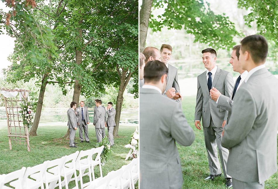 a sunny summer Gervasi Vineyard wedding in Canton, Ohio captured on film by Cleveland wedding photographer Hunter Photographic