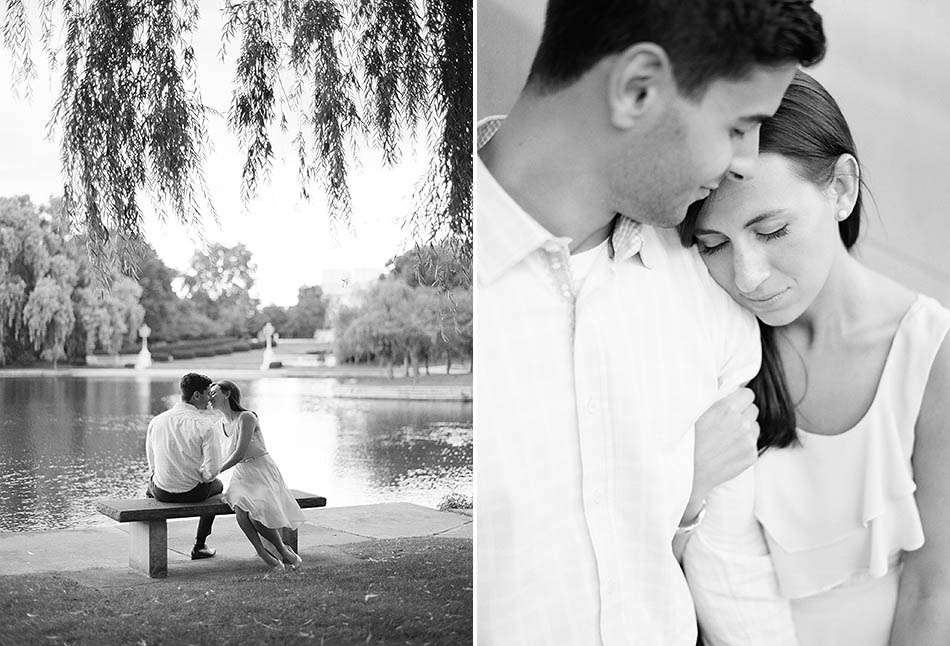 A sunset Cleveland Museum of Art engagement session with Ali and Dan.