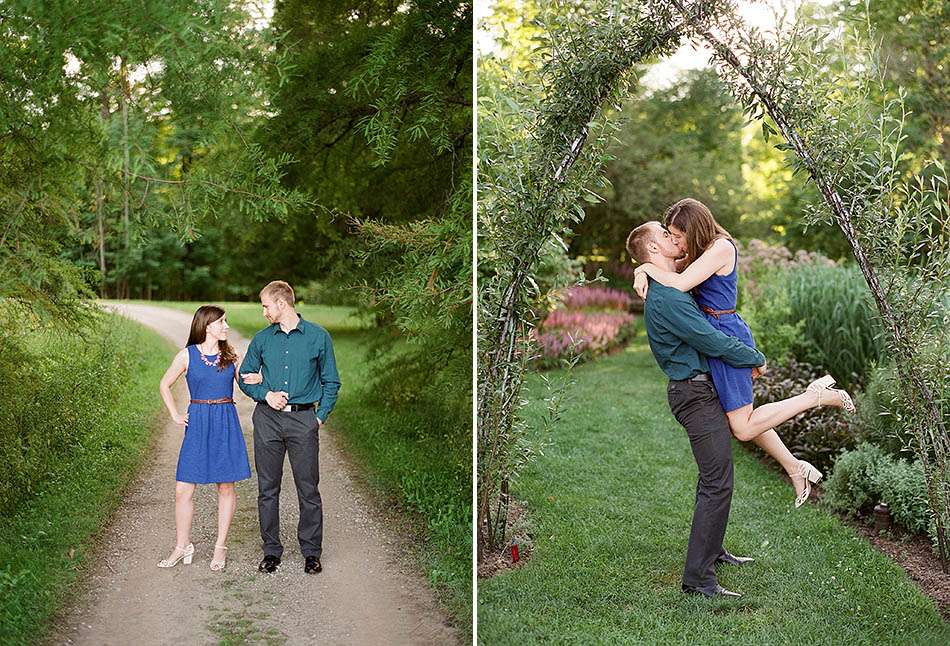 A summer engagement session at Holden Arboretum with Anna and Bryan.