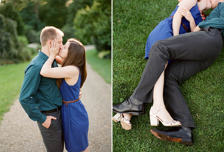A summer engagement session at Holden Arboretum with Anna and Bryan.