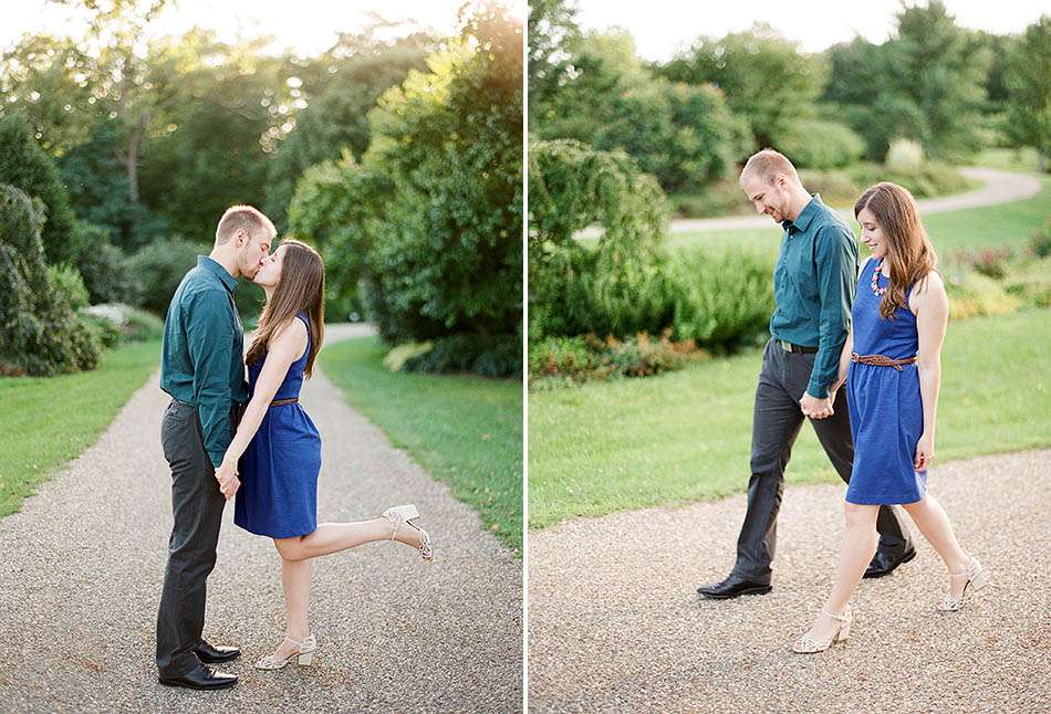 A summer engagement session at Holden Arboretum with Anna and Bryan.