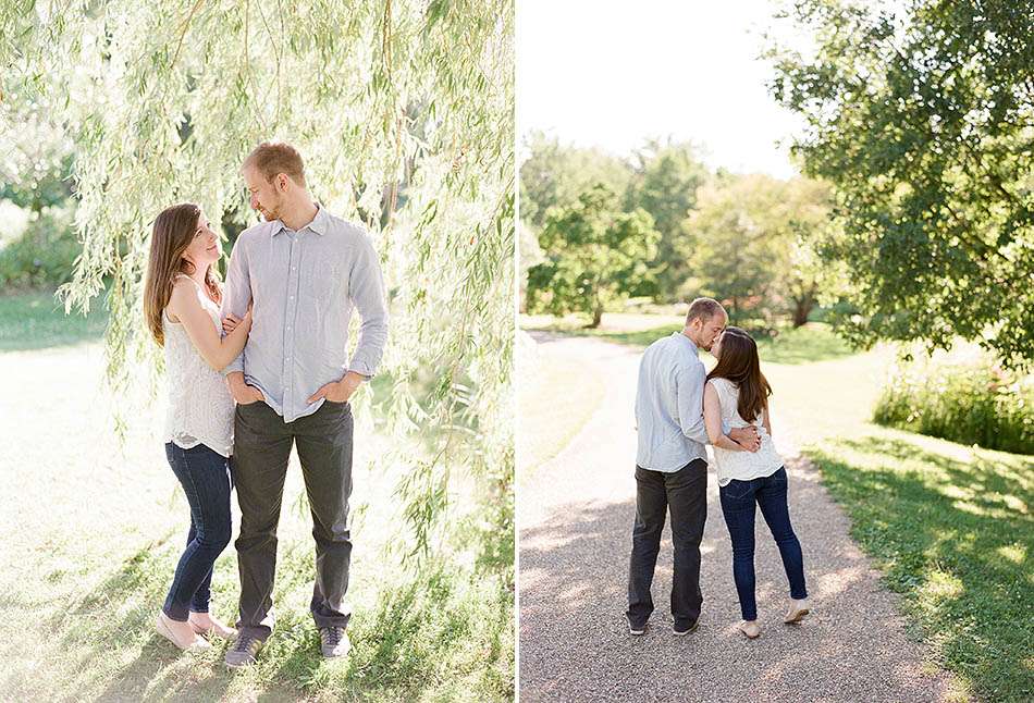 A summer engagement session at Holden Arboretum with Anna and Bryan.